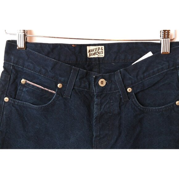 Naked & Famous Indigo Duck Selvedge Jeans Skinny Guy Sz 30 - Picture 2 of 12